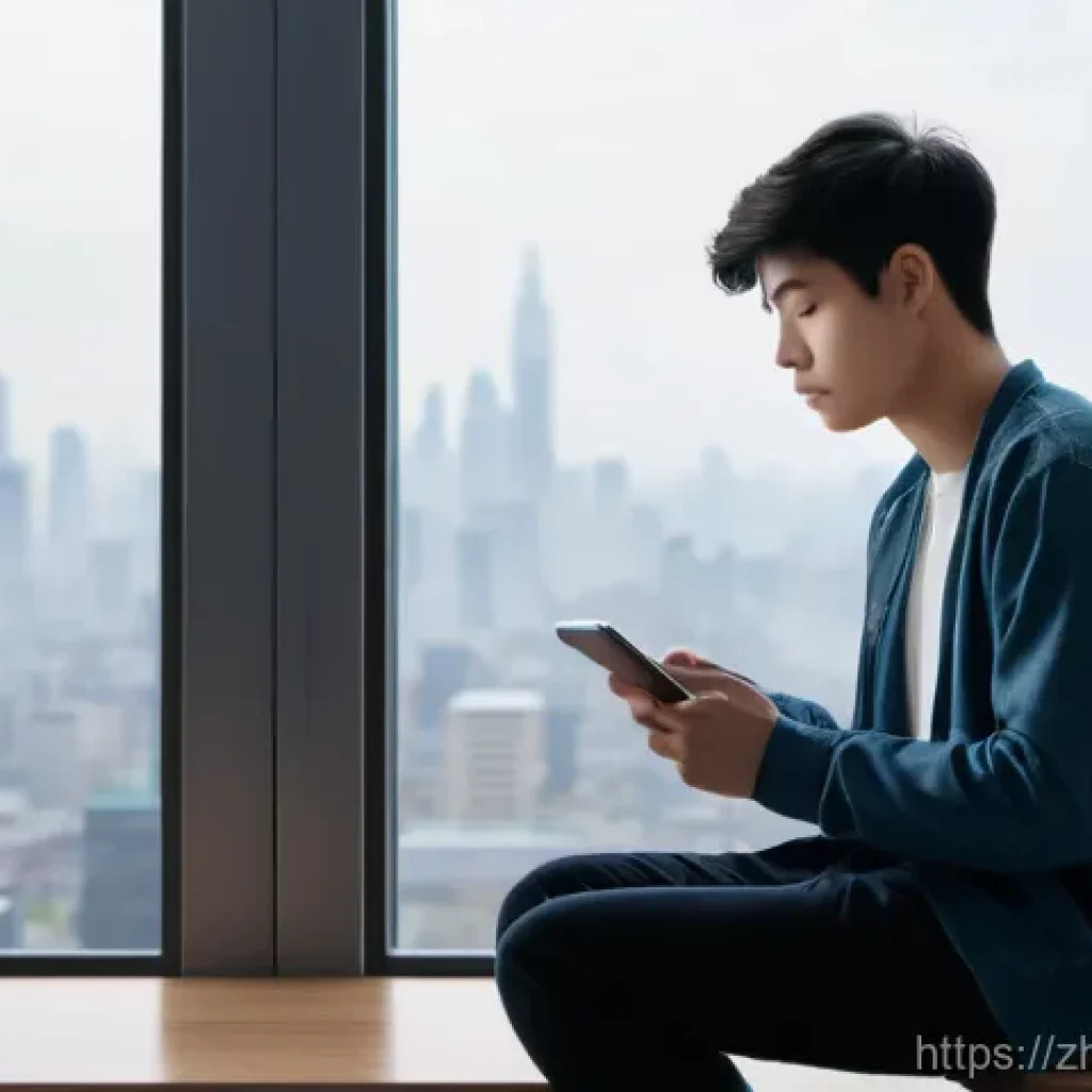 우울증 심리검사 비용 - **Prompt:** A young adult, approximately 18-25 years old, sits alone in a subtly lit, minimalist roo...