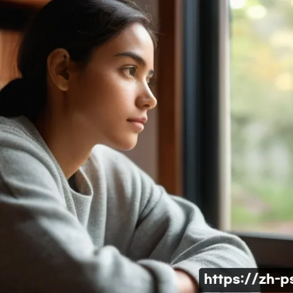 정신과 상담 예약 팁 - **Prompt 1: The Quiet Contemplation of Seeking Help**
"A person of ambiguous gender, mid-20s to ...