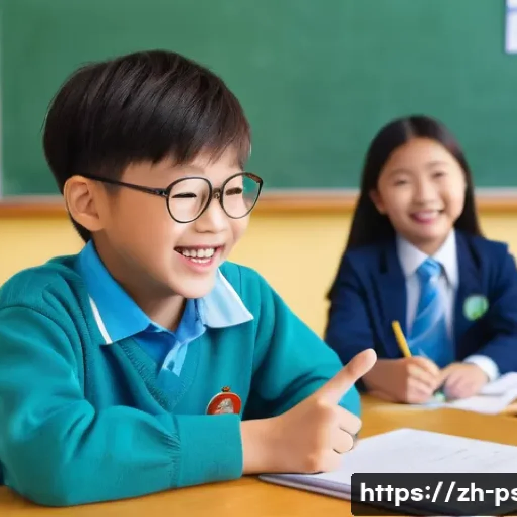 소아 ADHD 치료 후기 - A warm, modern Chinese family scene in a tidy, well-organized living room with a young boy around 8 ...