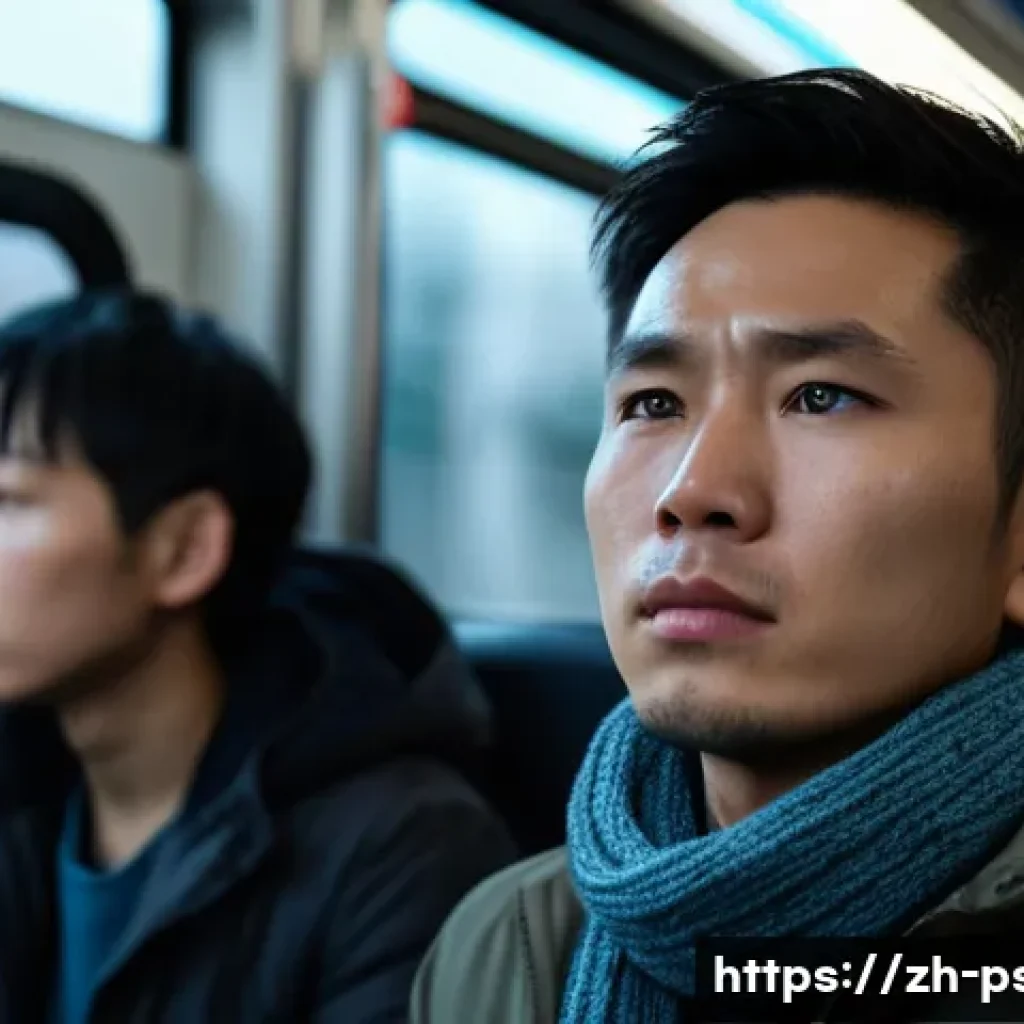 공황장애 치료 후기 - ) A cinematic, hyper-realistic close-up of a young adult (early 30s) East Asian person sitting on a ...