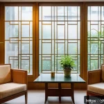 정신건강 상담센터 추천 - A modern psychological counseling center room featuring a warm, inviting atmosphere with comfortable...